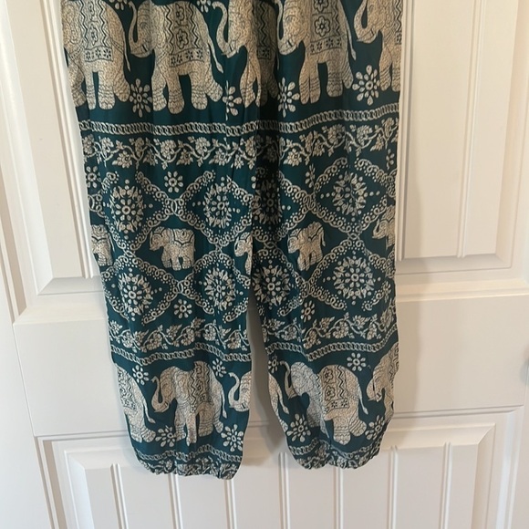 Elephant Harem flowy Pants  Small - Picture 3 of 5